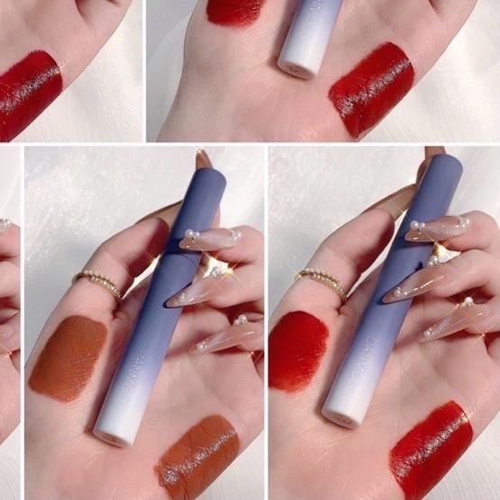 ♣ Lipstik （1SET 3、5、6PCS） LIP GLAZE SET BOX LIPSTIK lipstik HANASUI MATTE / HANASUI MATTEDORABLE LIP