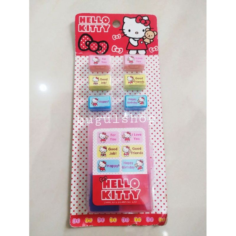 

Stempel / Stamp Hello Kitty Set with case - Original (salam/greetings)