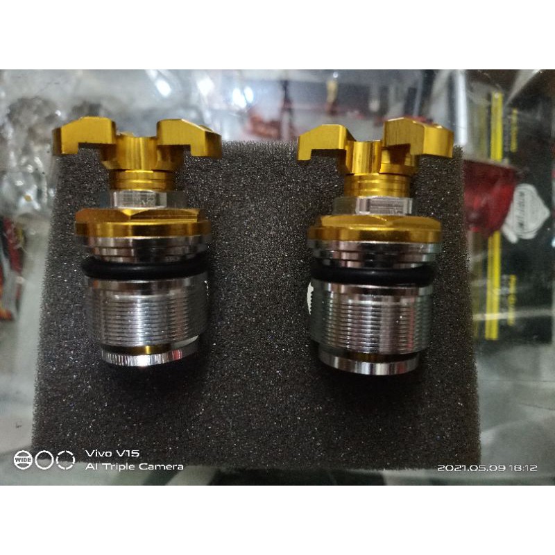 TUTUP AS SHOCK CNC DEPAN PNP AS 33 VIXION