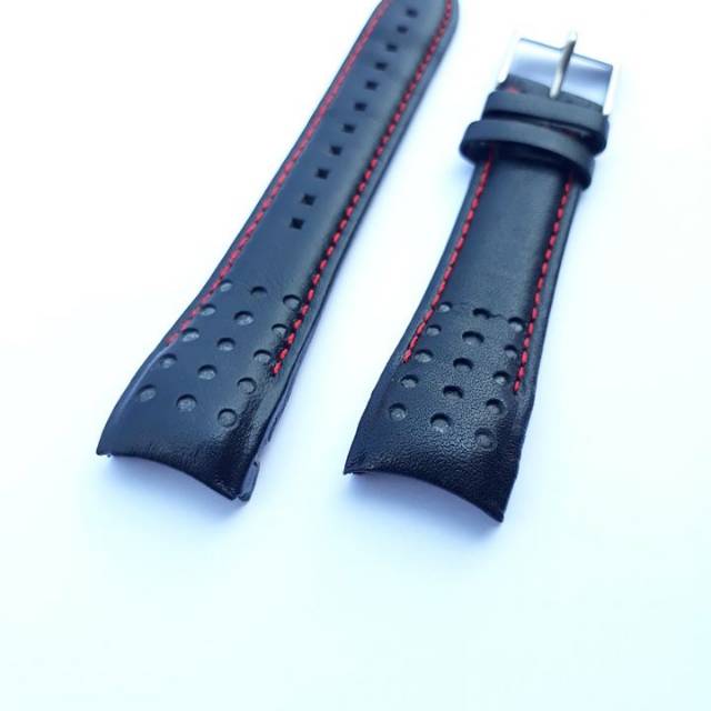 **21mm Seiko strap leather