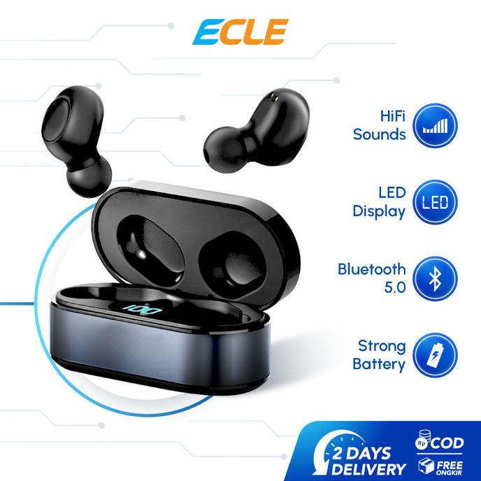 ECLE EC-71 TWS Earphone Hi Fi Sports Bluetooth
