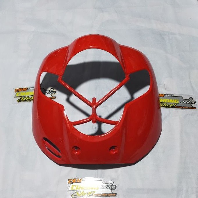 body depan tameng Scoopy fi donat 2017 2020 merah glosyy