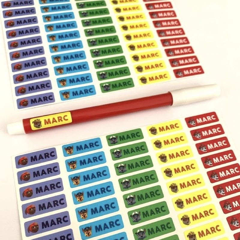 

Sticker nama Pensil Warna / Spidol 1 set 200pcs