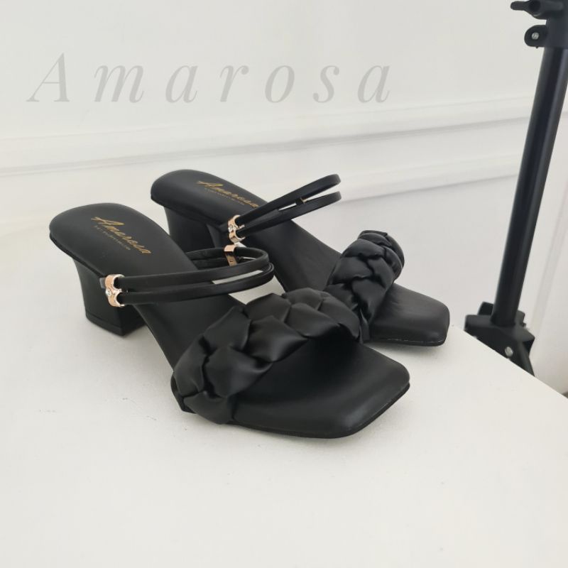 Amarosa MJ.01 - Block Heels Kepang 5 cm