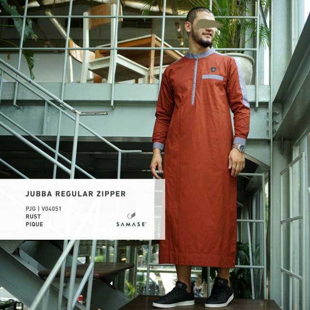JUBBA REG ZIPPER V-040 SAMASE • RUST