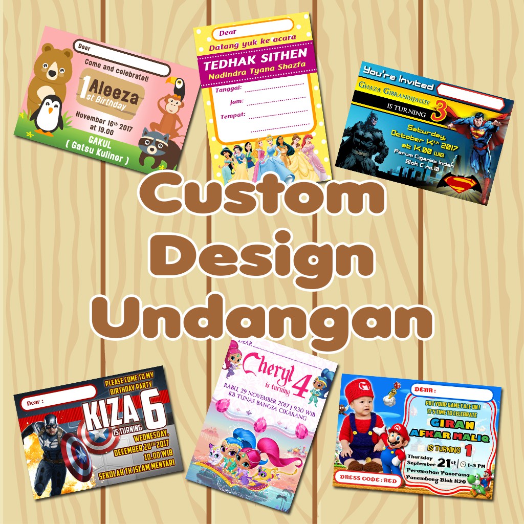 Ongkos Design Undangan