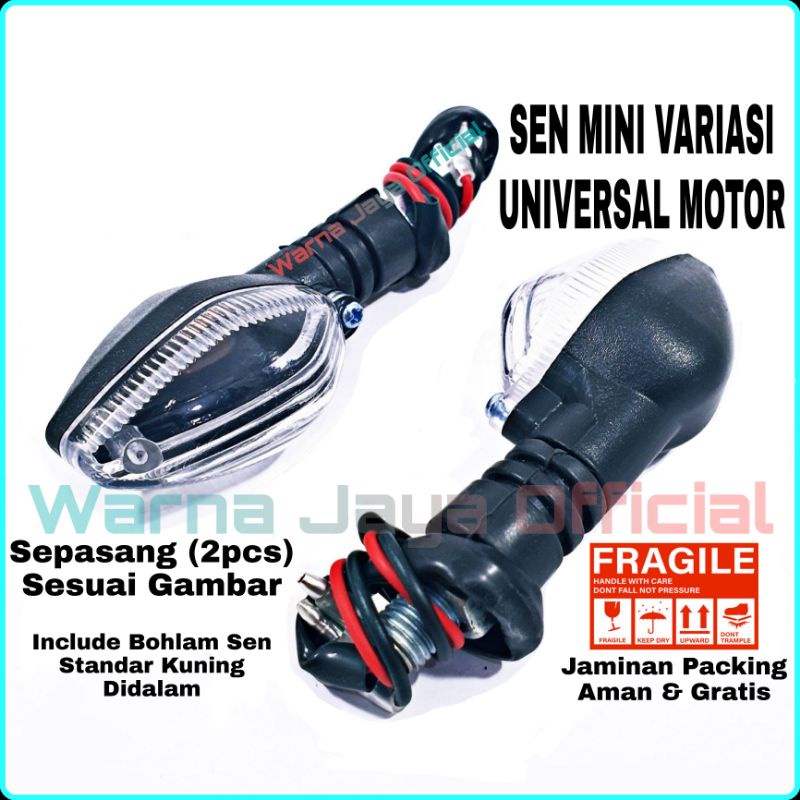 Lampu Sen Sein Mini Kecil Motor Cb150r Vixion Old New NVA NVL R Thunder Xabre KLX Cb GL Aerox Ninja 