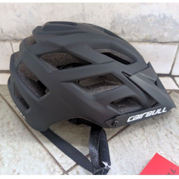 helm sepeda cairbull _ mtb trail xc eps foam - hitam/orange