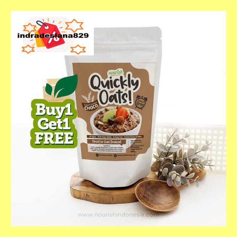 

Sf504Nind Quickly Oats! Instant Oatmeal Choco Buy 1 Get 1 Free (250Gr X 2Pc) Ind504Sm