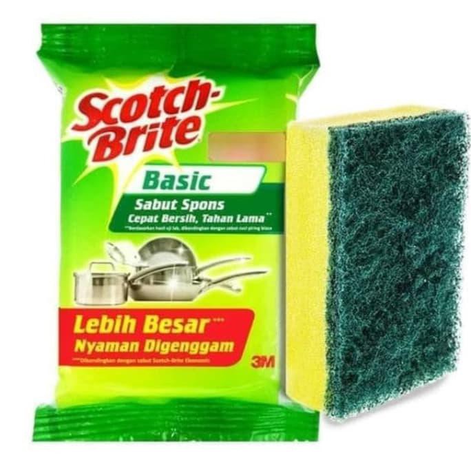 Sabut Spons Scotch Brite - Busa Cuci Piring
