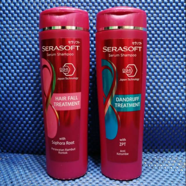 shampoo serasoft hairfall treatment/dandruff treatment 170ml-0