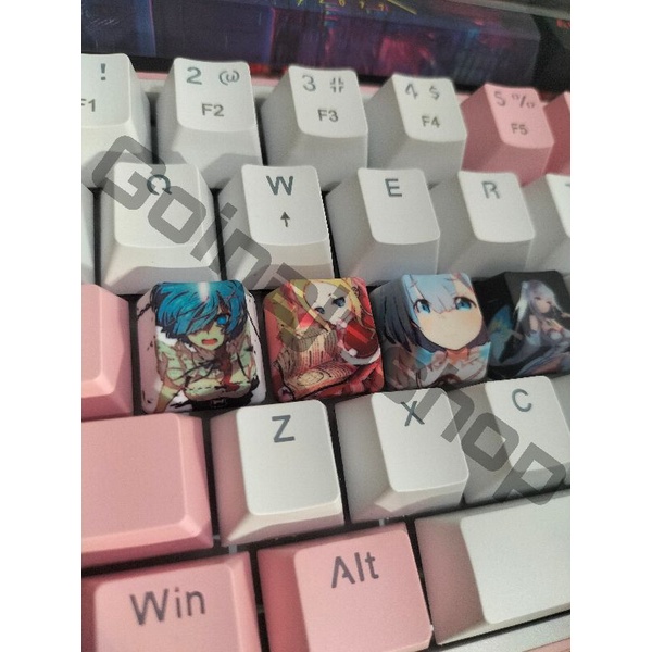 Keycaps Anime ReZero Custom OEM