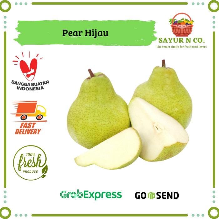 

Pear Hijau / Pir Hijau Packham | Sayur N Co Bekasi