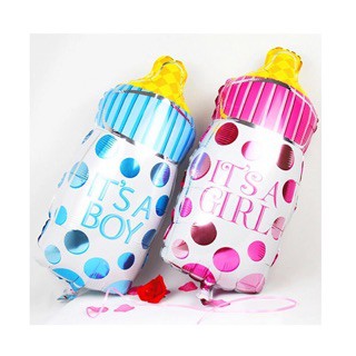 balon foil baby dot baby shower decoration dekorasi pesta balon foil dot botol bayi