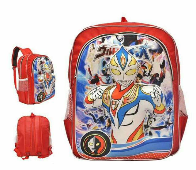 Tas ultraman 3D 2 varian warna terlaris