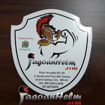 Paling#Murah KBC Helm VK ZERO| White ~ Yellow Black | Fullface DDring Visor Flat ..