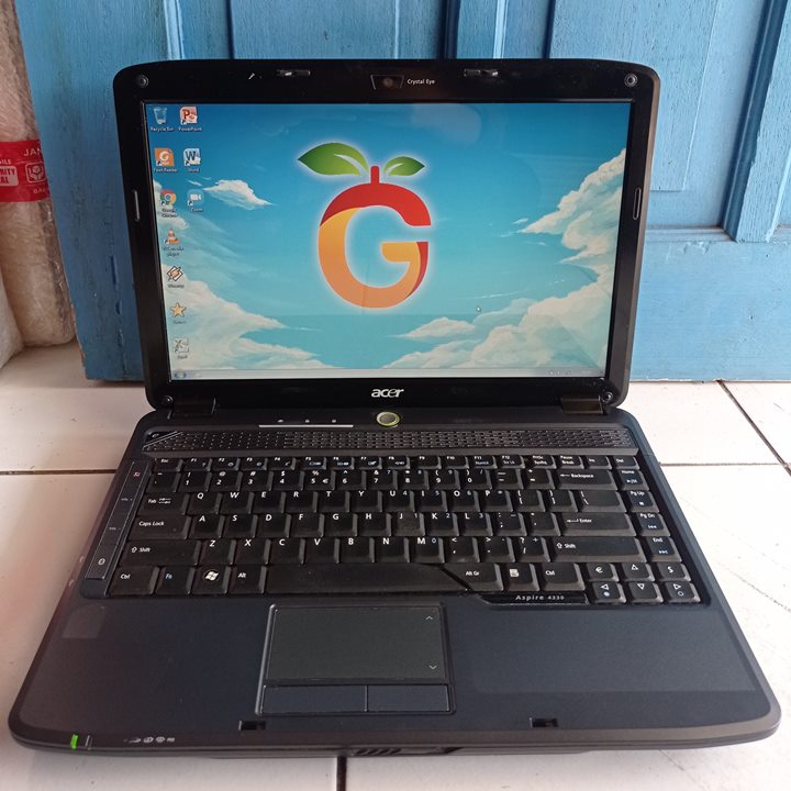 Acer Aspire 4330  Hitam RAM 2GB HDD 320GB Windows7 Laptop Second