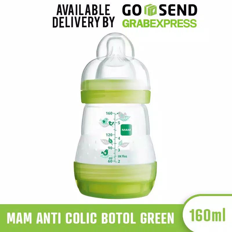 MAM Anti Colic Baby Bottle 160ml 260ml / Botol Susu Dot Bayi Anti Kolik