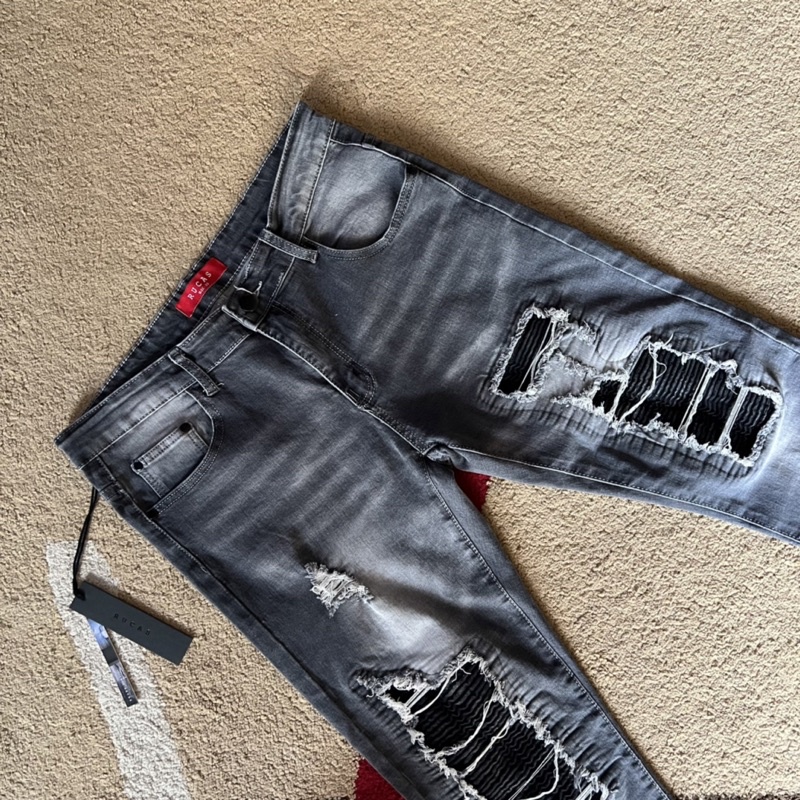 Rucas Volume 4 Graphite Biker Jeans