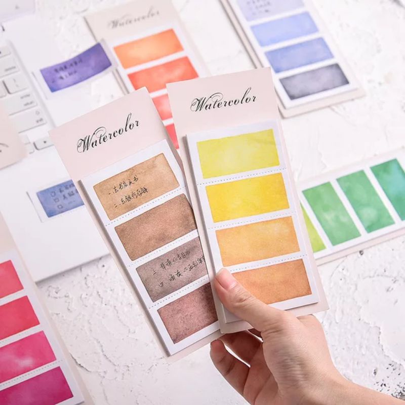 

sticky notes watercolor motif 4pcs