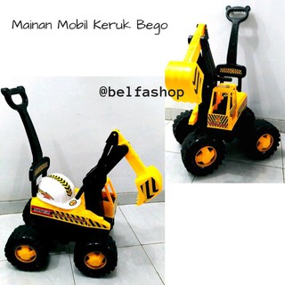 Mobil Kontruksi Bego Excavator Truk Keruk Tanah Mainan Mobil Kontruksi Bego Excavator Truk Keruk Tanah Mainan