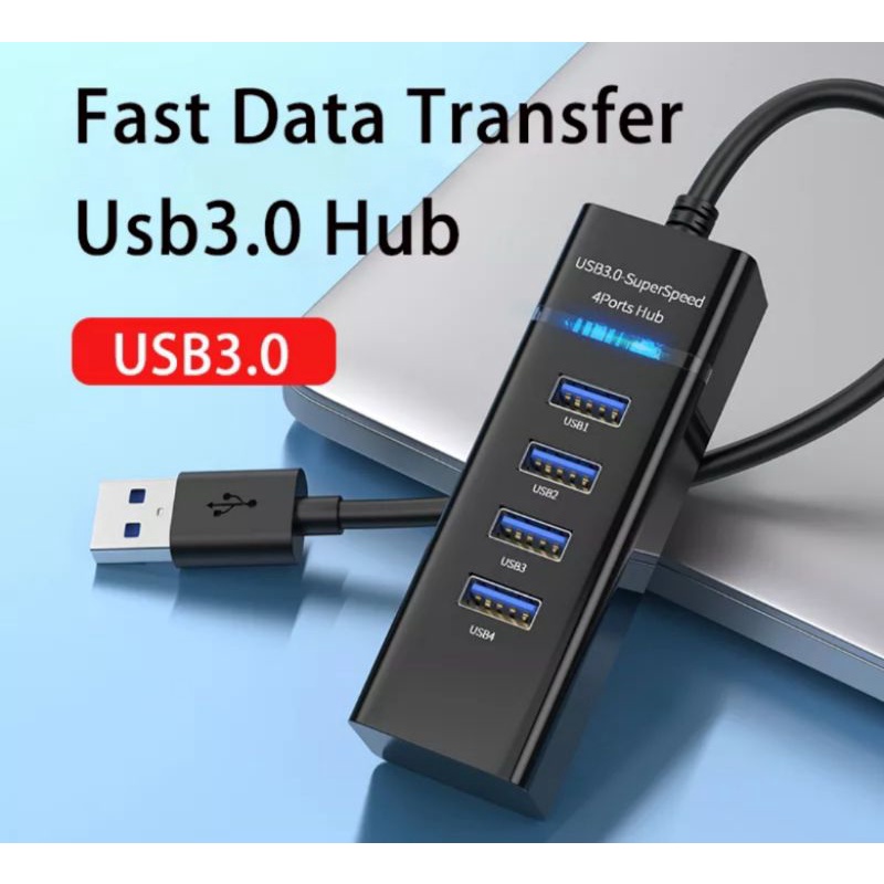 Usb hub 4 port terbaru / usb hub 4port 4in1 promo / usb hub cabang 4 original / kabel cumi usb comp