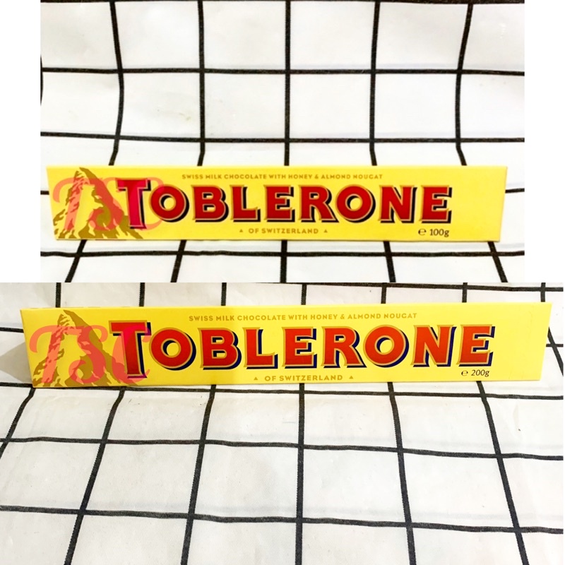 Toblerone 100gr / 200gr / cokelat Toblerone Milk Chocolate Toblerone Milk Toblerone Swiss