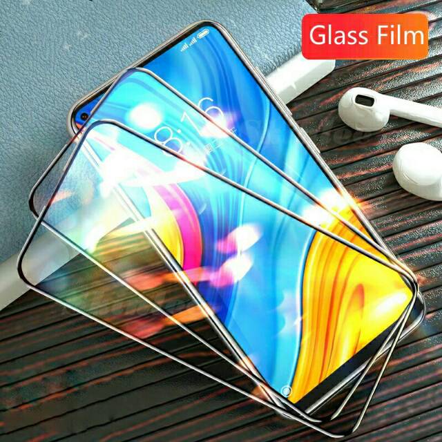 TEMPERED GLASS 9D FULL COVER FULL GLUE OPPO A92 A52 A33 A53 2020