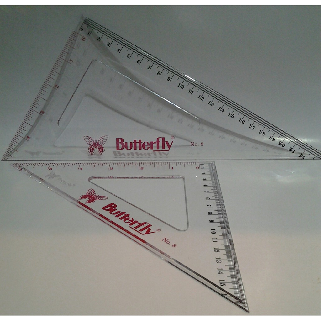 

Penggaris segitiga no.8 butterfly