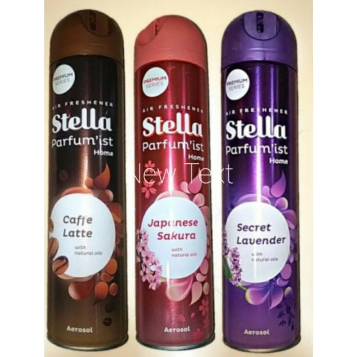 Stella Aerosol Premium 350+50ml Pengharum Ruangan Spray