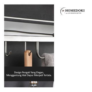  Rak  Dapur  Minimalis  Elegant Rak  Bumbu  Dapur  Serbaguna Rak  Gantung  Dapur  Stainless Steel Shopee 