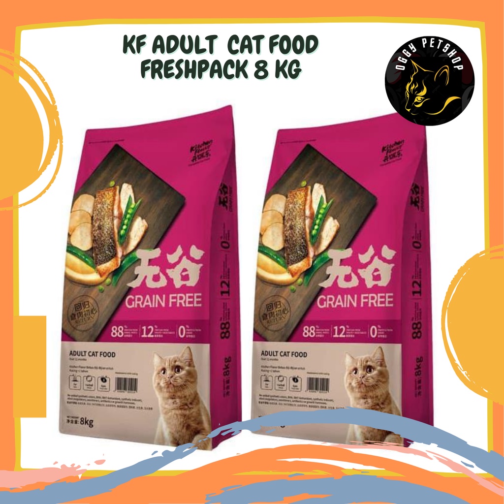 Makanan Kucing KITCHEN FLAVOR ADULT cat food Freshpack 8 Kg | KF ADULT 8Kg