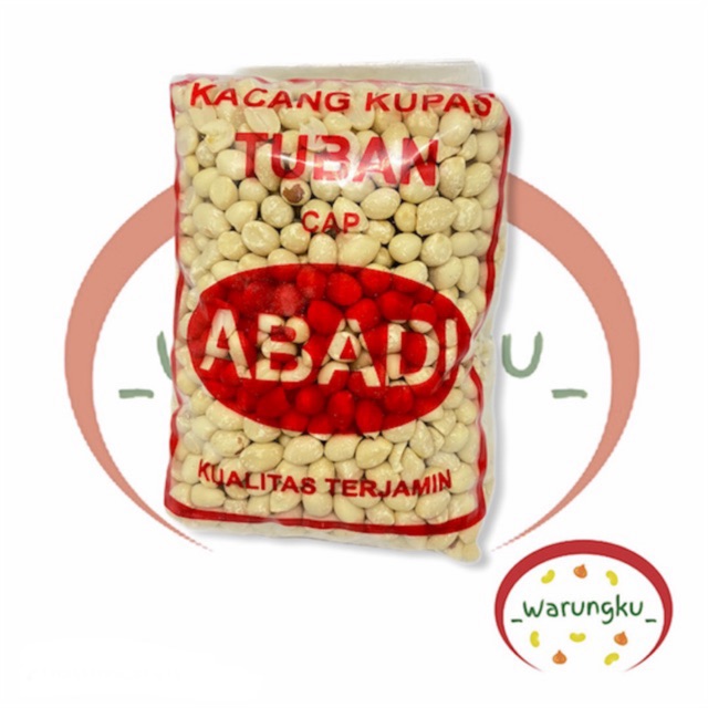 

Kacang Kupas Tuban ABADI Merah - 600 Gr 6ons