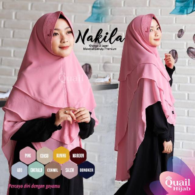 NAKILA KHIMAR ORI QUAIL HIJAB