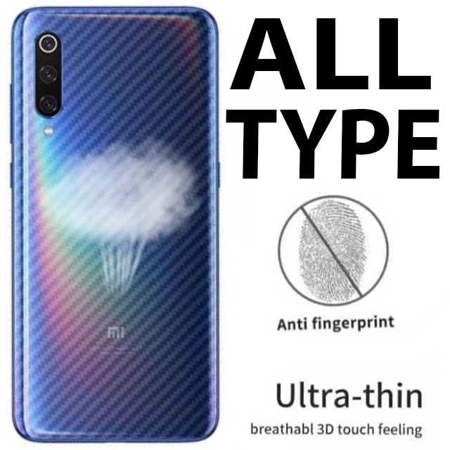 ⚠️[ PROMO ]⚠️ ALL TYPE SKIN CARBON XIAOMI / OPPO / VIVO / SAMSUNG / REALME / IPHONE