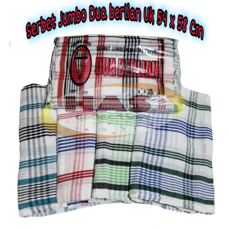 1 PC SERBET MURAH Jumbo Putih DUA BERLIAN