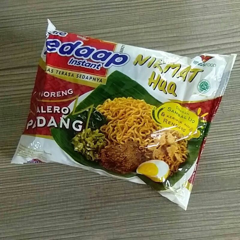 

Sedaap Mie Goreng Salero Padang paket 5pc