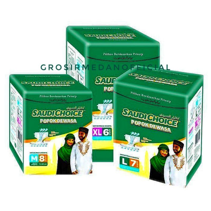 POPOK DEWASA SAUDI ARABIA'S CHOICE ADULT DIAPERS - POPOK CELANA DEWASA