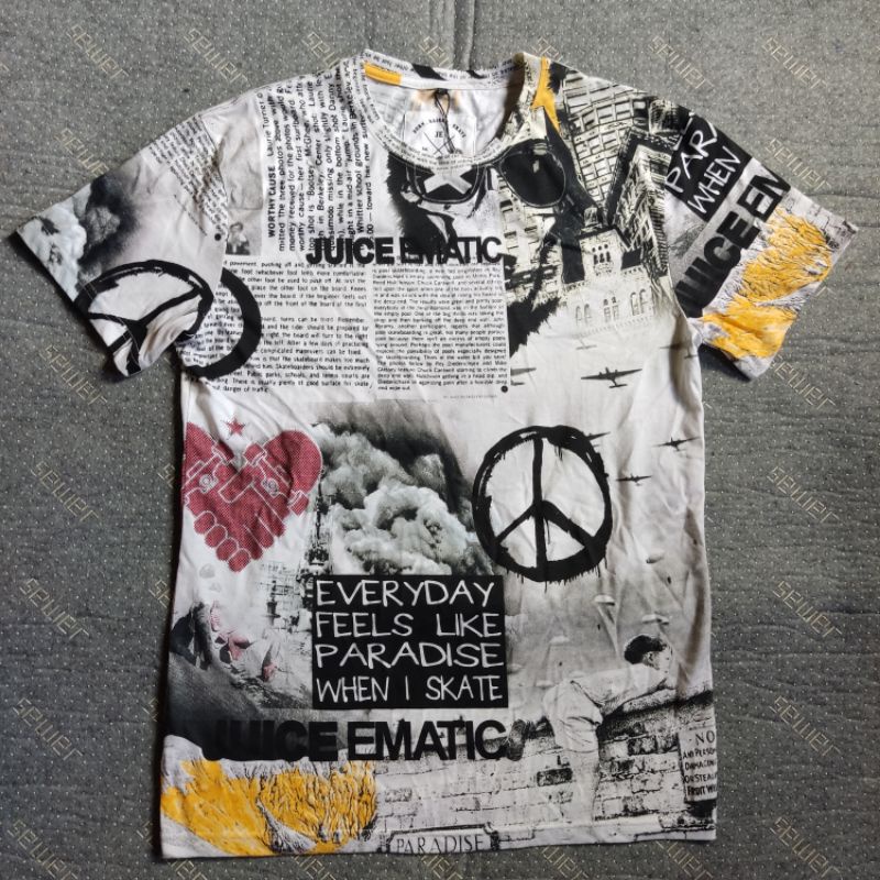 Baju Kaos JUICE EMATIC Planet Surf ORIGINAL