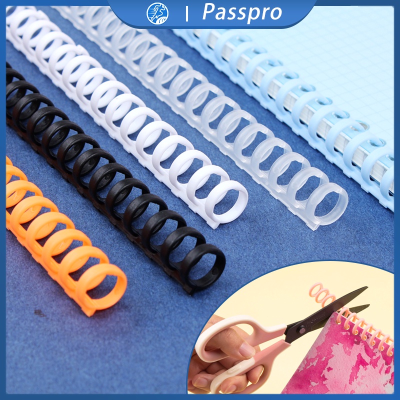 Jual Ring Binder Spiral Plastic 30 Lubang Binding Strip Untuk Buku