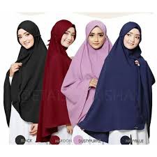 JUMBO WOLPEACH NON PED ANTEM XXL / JILBAB HIJAB SYARI JUMBO WOLFIS