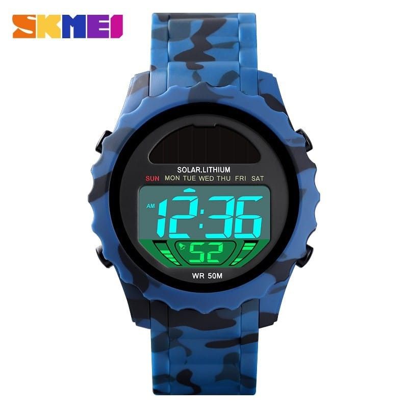 Jam Skmei 1585 solar power original bergaransi free gift box