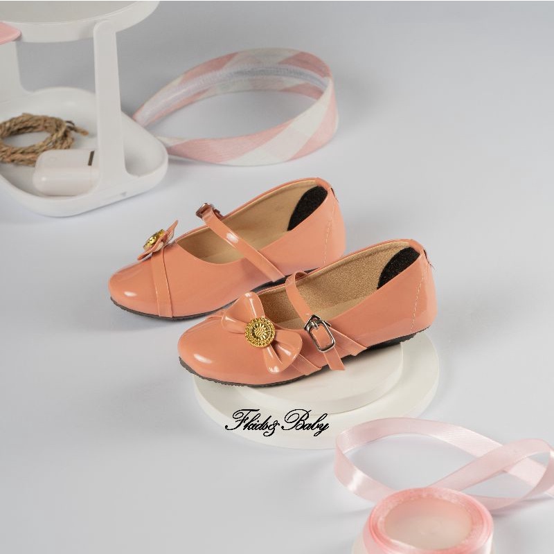 Sepatu flats shoes anak dianaa prempuan size 22-25 - vita samping