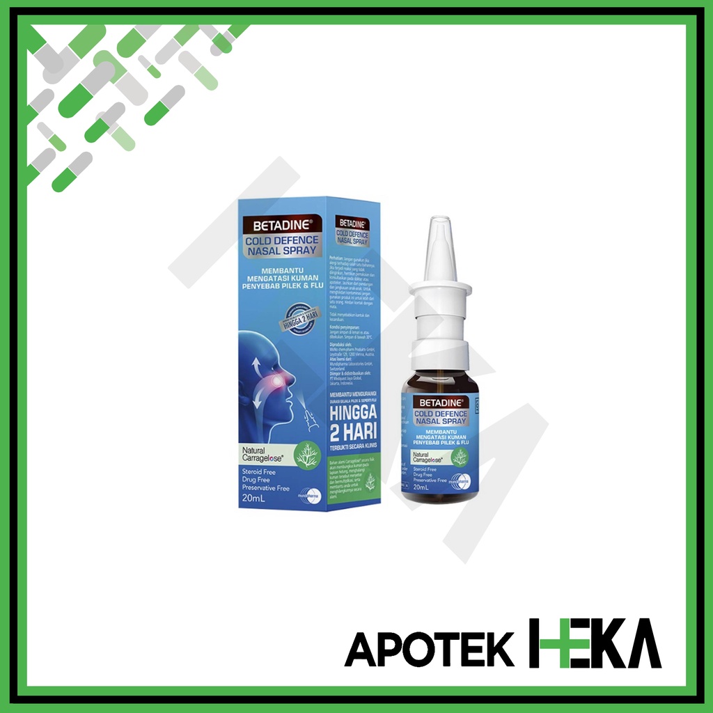 Betadine Nasal Spray Cold Defence 20 ml  (SEMARANG)