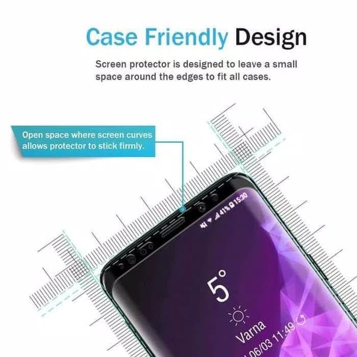 ZEELOT FULL GLUE ADHESIVE 3D CURVED TEMPERED GLASS SAMSUNG GALAXY S8