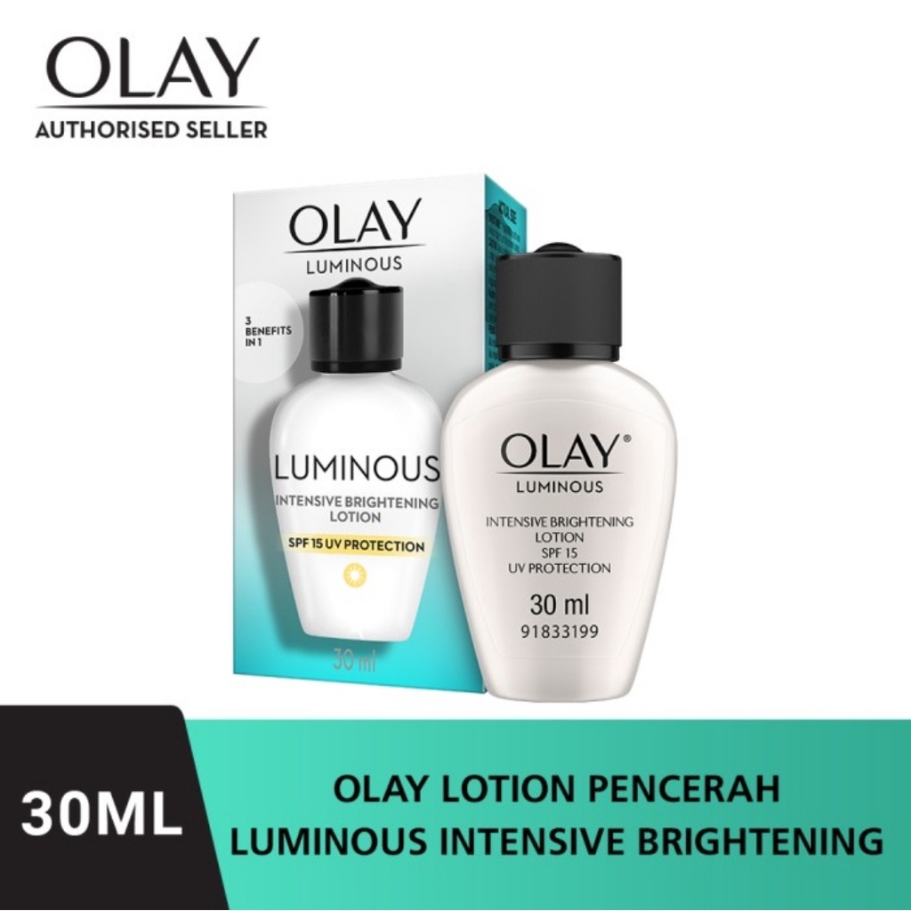 OLAY White Radiance Liminous Intensive Lotion SPF 15 30ml Olay Lotion Wajah Sunscreen Sunblock Wajah