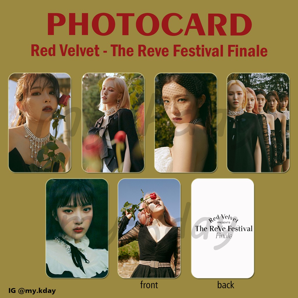 PC-0029, Unofficial Photocard Red Velvet The Reve Festival Finale 2 sisi