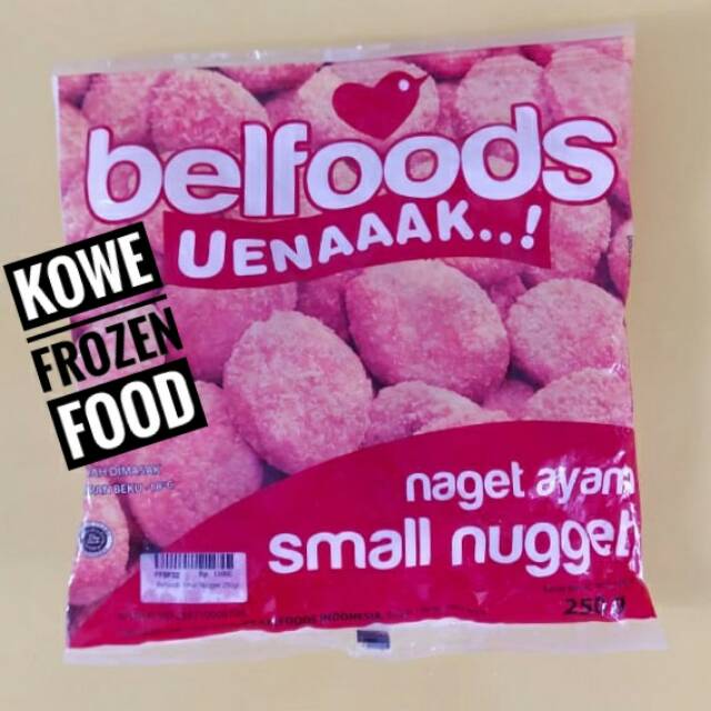 

Belfoods naget ayam 250 gr small nugget
