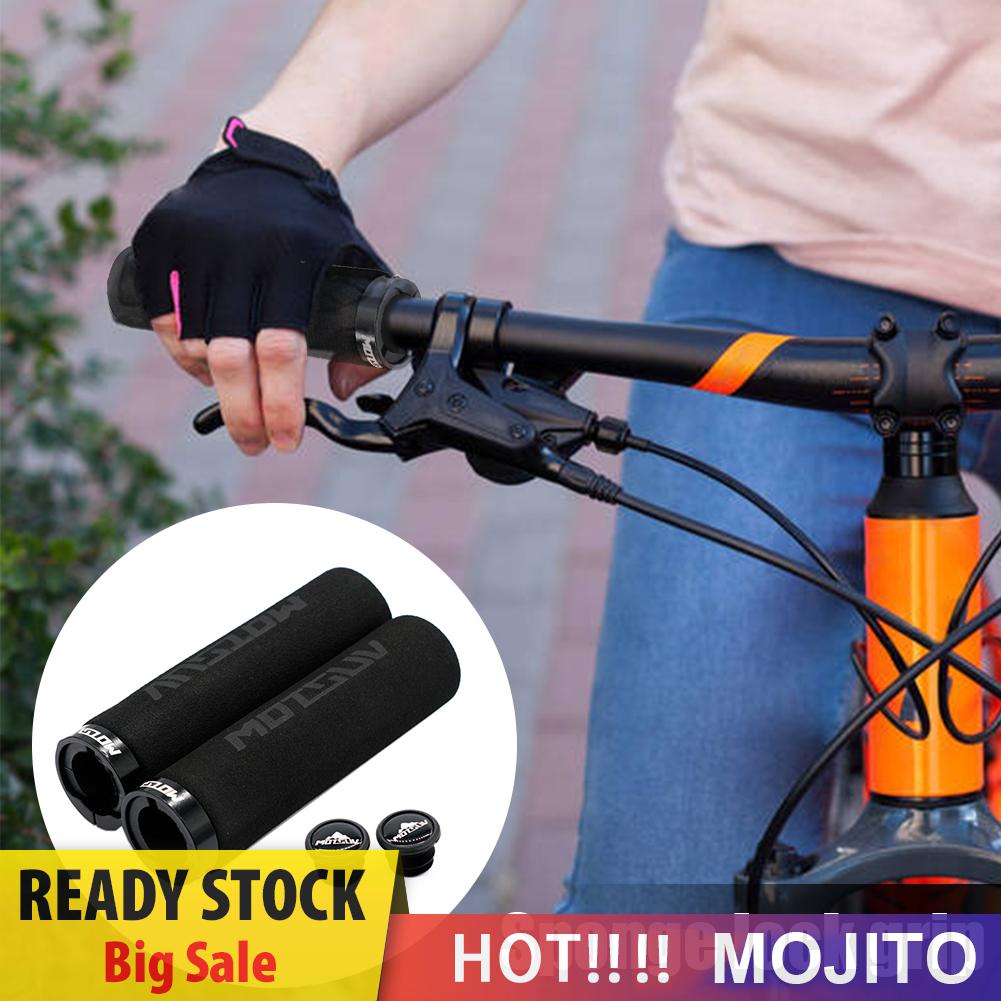 Motsuv Grip Stang Sepeda Mtb Bahan Spons Dengan Pengunci