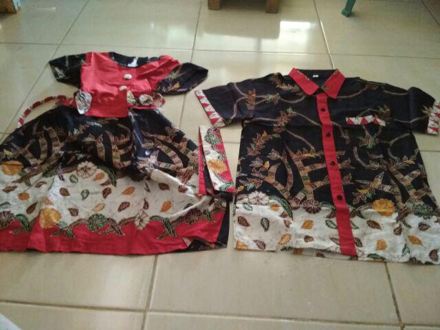 Sarimbit Keluarga/ Family Batik Dress Terusan Wanita Naura Madura